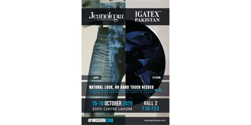 Jeanologia to Showcase Integrated Digital-to-Production Denim Workflow at IGATEX Pakistan 2026